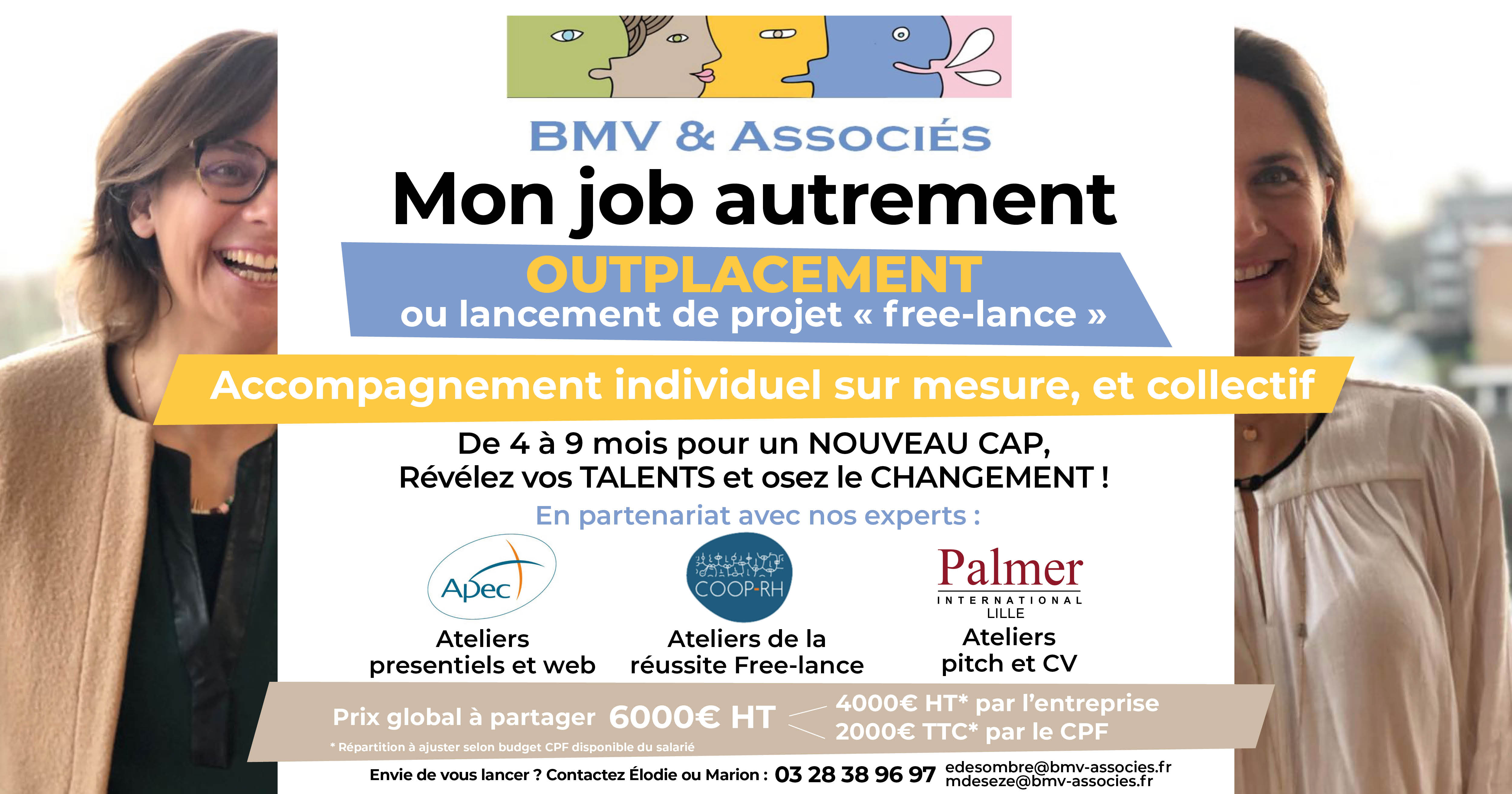 Visage en gros plan avec de la peinture multi-couleurs