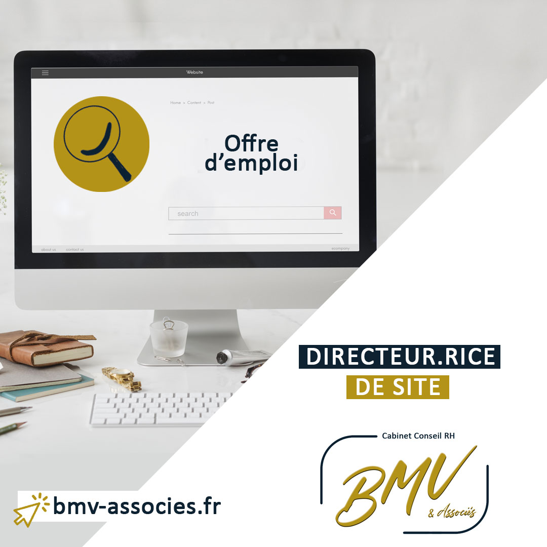 Offre emploi directeur directrice de site