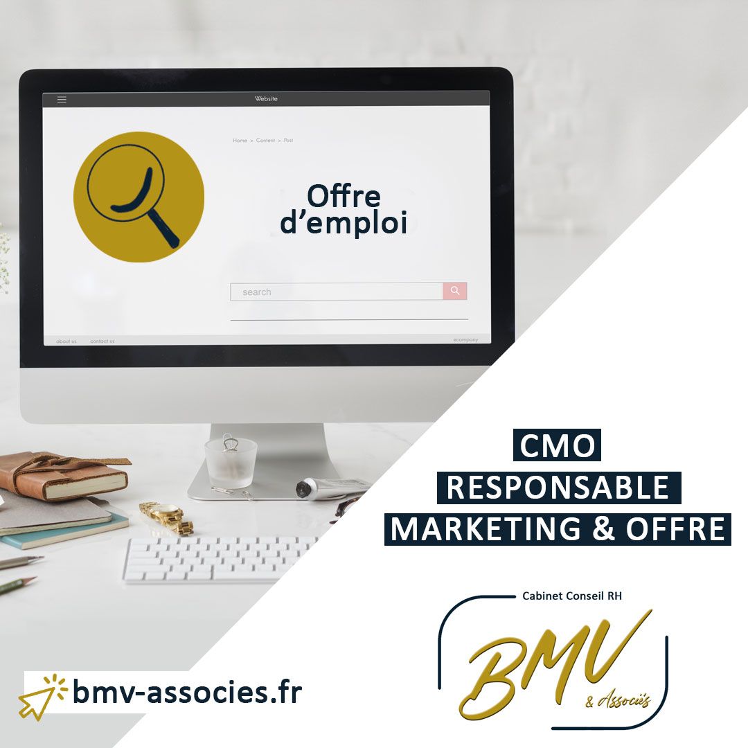 CMO Responsable Marketing & offre